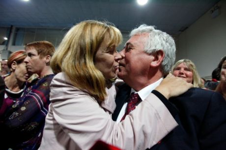 Click on image to see full-sized version Emer Costello having wone her council seat