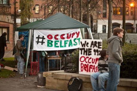 Click on image to see full-sized version #OccupyBelfast: WE ARE THE 99%