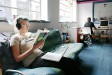 A quiet afternoon (using WiFi and computers) at the new Seomra Spraoi social centre